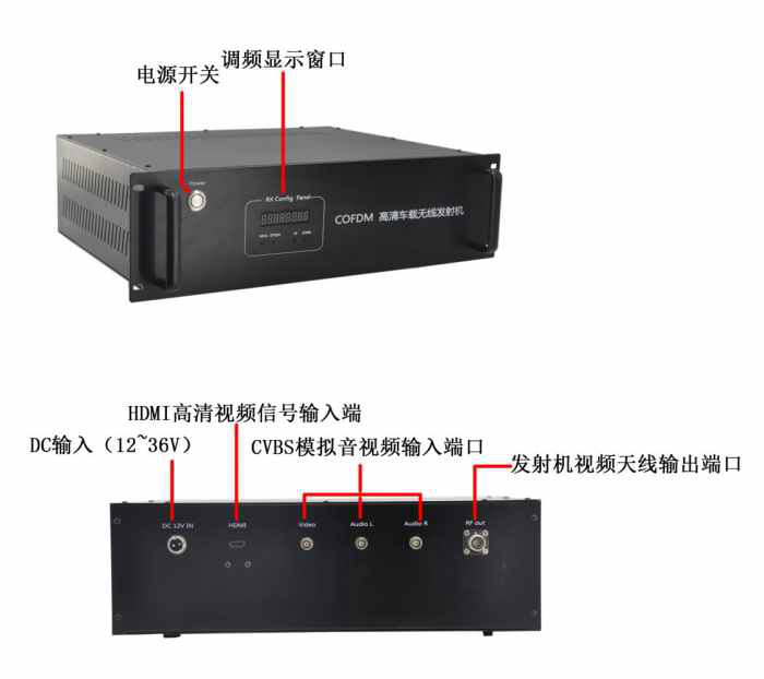 车载高清无线发射机 车载高清无线发射机