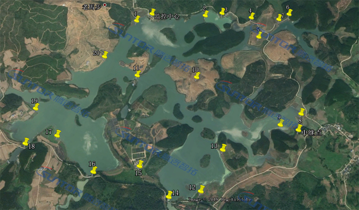 无线传输点位分布