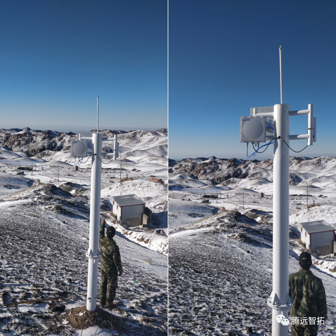 前方是被监控的采矿区